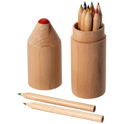Set matite colorate da 12 pezzi Bossy - cod. P106021